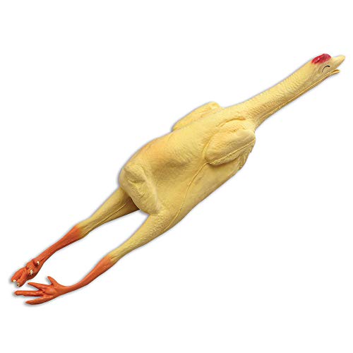 Bristol Novelty GJ036 Gummihuhn Accessoire, Gelb von Bristol Novelty