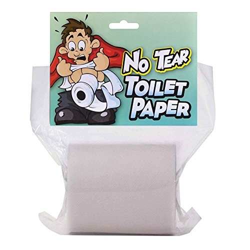 Bristol Novelty GJ414 Nicht-zerreißbares Toilettenpapier Accessoire, Weiß, Unisex – Erwachsene, Einheitsgröße Bristol Novelty GJ414 Nicht-zerreißbares Toilettenpapier Accessoire, Weiß, Unisex – Erwachsene, Einheitsgröße von Bristol Novelty