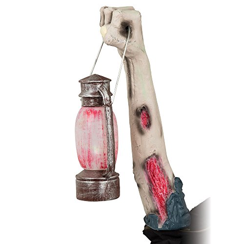 Bristol Novelty HI346 Zombie Arm mit Lanterne, Bunt, Mehrfarbig, Einheitsgröße von Bristol Novelty