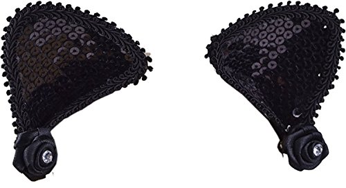 Bristol Novelty MD210 Katzenohren, Schwarz/Silber, Damen, Einheitsgröße von Bristol Novelty