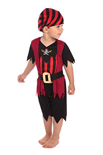 Bristol Novelty Pirat Kostüm für Kleinkinder von Bristol Novelty