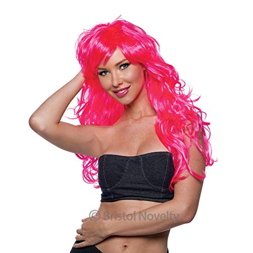 Bristol Novelty Santa BW894 Vixen Wellige Perücke, Rosa, neon pink, Einheitsgröße Bristol Novelty Santa BW894 Vixen Wellige Perücke, Rosa, neon pink, Einheitsgröße von Bristol Novelty