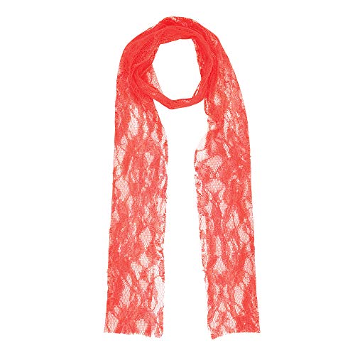 Bristol Novelty Spitzenschal in leuchtendem Neonorange, 1 Stück, perfektes Accessoire für Partys, 1980er-Jahre-Mottoveranstaltungen, Festivals, Cosplays und mehr Bristol Novelty Spitzenschal in leuchtendem Neonorange, 1 Stück, perfektes Accessoire für Partys, 1980er-Jahre-Mottoveranstaltungen, Festivals, Cosplays und mehr von Bristol Novelty