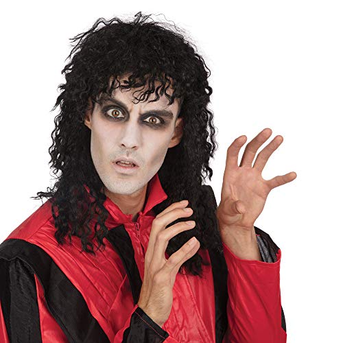Bristol Novelty BW716 Sonderbarer-Kerl-Perücke, Black, Einheitsgröße Halloween von Bristol Novelty