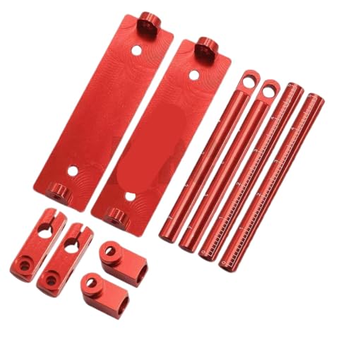 1 Einstellen Sie Magnetic Body Post Mount für 1 10 Skala RC -Drift -Autos, die mit verschiedenen RC -Modellen kompatibel sind(Red) von BritBolt