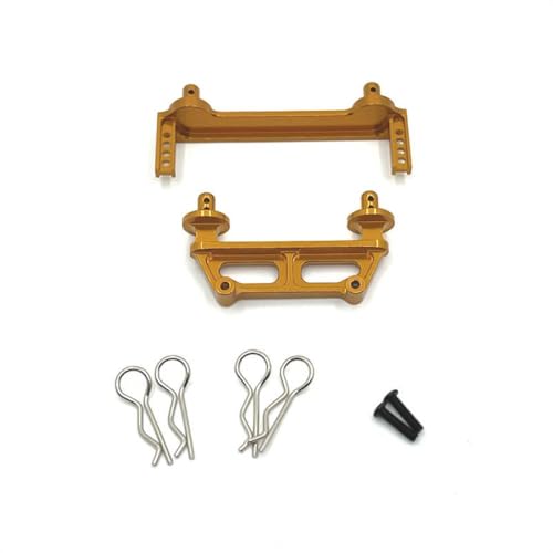 16207 16208 16209 16210 H16 M162 M163 Metall Body Mount Post -Shell -Säulen -Upgrade -Teile für 1/16 RC -Automodelle Skala, die mit verschiedenen Marken kompatibel sind(Yellow) von BritBolt