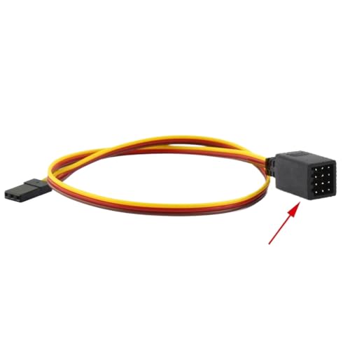 350 mm RC Y Line Servo -Erweiterung für Fernbedienungsautos kompatibel mit Empfängern im Futaba -JR -Stil(1 to 4) von BritBolt