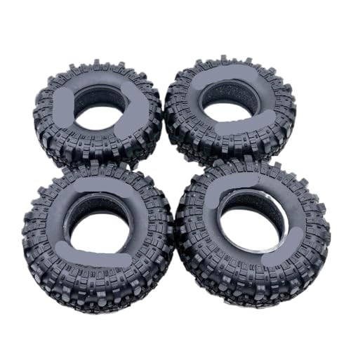 4pcs 1,9 Zoll 110 mm RC Crawler -Reifen mit festen Beadlock -Felgen, die mit 1 10 Skala D110 TF2 und ähnlichen RC -Fahrzeugen außerhalb der Straße kompatibel sind von BritBolt