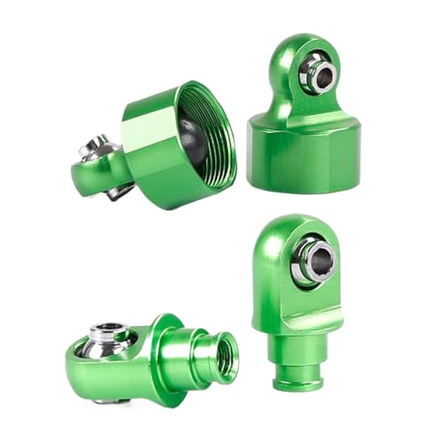 8 mm Metallschockdämpfer -Kappe Set im oberen unteren kompatibel mit 1 5 -Skala -RC -Modellen wie I Rofun BAHA Rovan KM 5b 5T 5SC MCD GTB Racing Vehicles(Upper Lower Green) von BritBolt