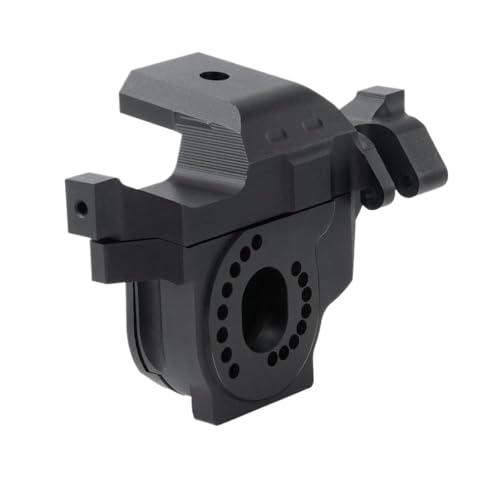 Aluminiummotor -Haltekämpfer Basishalter mit 1 10 -Skala -RC -Crawler -Auto -Upgrade -Teilen für TRX6 -Bronco -Modelle kompatibel(Mount Base-Black) von BritBolt