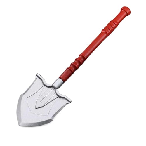BritBolt 1/10 1/8 Skala RC Tracked Vehicle Metal Kirsite Shovel Dekoration Teil 90046 kompatibel mit verschiedenen Crawler -Modellen(Red) von BritBolt