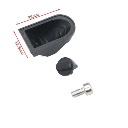 BritBolt 1/10 RC -Autoteile Abs Plastikscharniergriff Griff Motorscharnierscharnier Tankanschluss Lufteinlass kompatibel mit verschiedenen RC -Modellen(Fuel Tank Port) von BritBolt