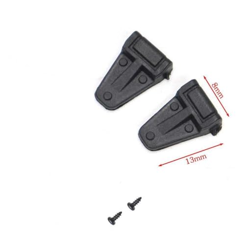 BritBolt 1/10 RC -Autoteile Abs Plastikscharniergriff Griff Motorscharnierscharnier Tankanschluss Lufteinlass kompatibel mit verschiedenen RC -Modellen(Hood Hinge) von BritBolt