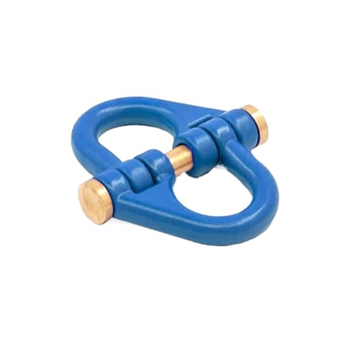 BritBolt 1/10 RC Rock Crawler Car Schlepple Shackle Haken Metallanhänger Schleppschnalle -Dekorationen kompatibel mit D110 und ähnlichen Modellen(E Blue) von BritBolt