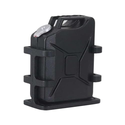 BritBolt 1/10 Skala RC Crawler Car Accessoires Simuliertes ABS -Kraftstofftanköl, kompatibel mit VS4 10 und ähnlichen Modellen(Black) von BritBolt