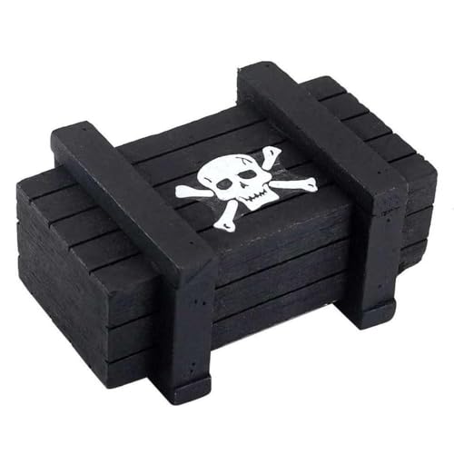 BritBolt 1/10 Skala RC Crawler Car Axle Box Holz dekoratives Zubehör kompatibel mit Yikong- und TRX6 -Teilen(Black C) von BritBolt