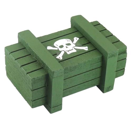BritBolt 1/10 Skala RC Crawler Car Axle Box Holz dekoratives Zubehör kompatibel mit Yikong- und TRX6 -Teilen(Green C) von BritBolt