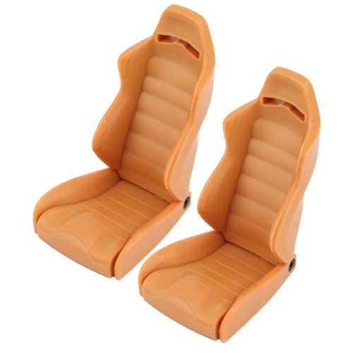 BritBolt 1/10 Skala RC Crawler Car Driver Seat Simulation Rock Buggy Sitzvergleich mit Wraith AX90018 AXI90074 RR10 Modelle(2pcs Yellow) von BritBolt