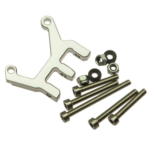BritBolt 1/10 Skala RC Rock Crawler Car Aluminium Center Link Mount Achse Upgrade Teil kompatibel mit verschiedenen 1/10 Crawler -Modellen(Type C-Silver) von BritBolt