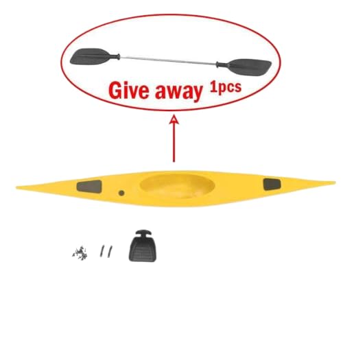 BritBolt 1/10 Skala RC Tracked Vehicle Kayak Simulationsbootform -Version Version kompatibel mit TRX6- und 90046 -Modellen(Yellow Simulation sh) von BritBolt