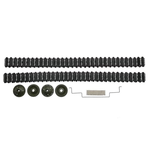 BritBolt 1/16 Skala RC Tank E-1 GAZ-71 Upgrade-Teile-Kit mit technischen Rädern Reifenspur Pedrail für Fernbedienungsmodell Vehikel-Kompatible Zubehör(RTR) von BritBolt