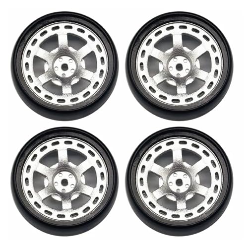 BritBolt 1/18 LD1801 LD1802 LD1803 LD1804 A01 A02 A86 4PCS 32 mm Metall RC Drift Tire Wheel Hard -Reifen -Upgrade -Teile mit 1 18 -Skala -RC -Autos kompatibel(JSLG-SF) von BritBolt