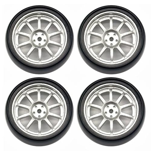 BritBolt 1/18 LD1801 LD1802 LD1803 LD1804 A01 A02 A86 4PCS 32 mm Metall RC Drift Tire Wheel Hard -Reifen -Upgrade -Teile mit 1 18 -Skala -RC -Autos kompatibel(JSLG-SH) von BritBolt
