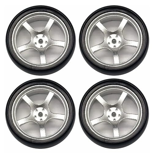 BritBolt 1/18 LD1801 LD1802 LD1803 LD1804 A01 A02 A86 4PCS 32 mm Metall RC Drift Tire Wheel Hard -Reifen -Upgrade -Teile mit 1 18 -Skala -RC -Autos kompatibel(JSLG-SI) von BritBolt