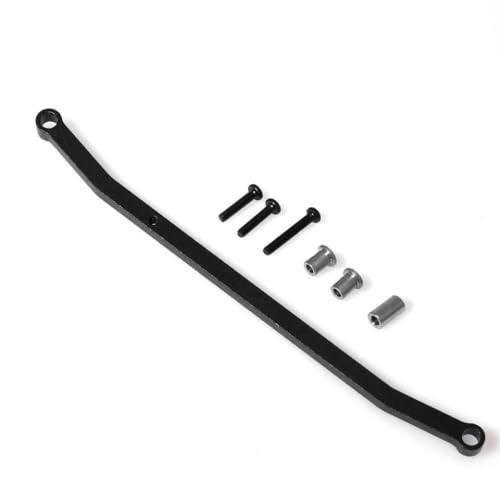 BritBolt 1/18 Maßstab Metall Lenkungsbindungsstange LOS211051 LMT kompatible Upgrade -Teile für RC -Autozubehör(Black) von BritBolt