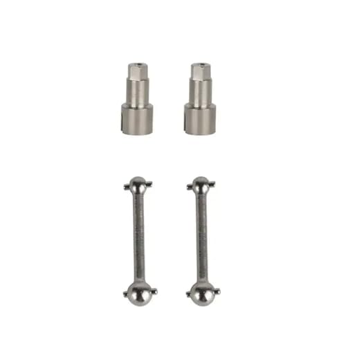 BritBolt 1/18 RC Car Metal Metall Frontrad Hex Hub Adapter A86 LD1801 LD1802 LD1803 LD1804 A01 A02 Upgrade -Teile, die mit verschiedenen RC -Modellen mit 1/18 Skala kompatibel sind(Rear Drive Shaft) von BritBolt