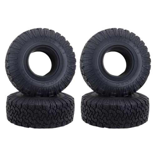 BritBolt 1,9 Zoll 115 mm Gummireifen mit Metallrad -Hub kompatibel für 1 10 -Skala -RC -Crawler -Automodelle wie TRX6 90046 und ähnliche Offroad -Fahrzeuge(4pcs KO2 Tires) von BritBolt