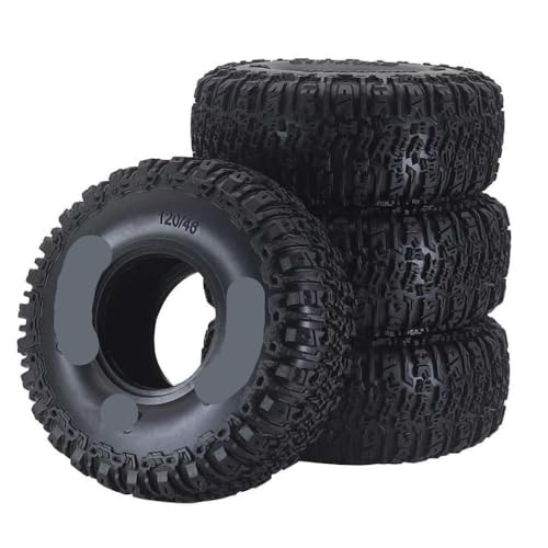 BritBolt 1,9 Zoll 120 mm Gummistreifen für 1/10 Skala RC Crawler Car kompatibel mit 90046 TRX6 und ähnlichen Modellen von BritBolt