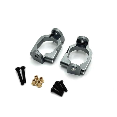 BritBolt 1 10 RC CAR C Hub -Träger -Upgrade -Teile 10208 Metall Caster Block Zubehör kompatibel mit verschiedenen Modellen(Grey) von BritBolt