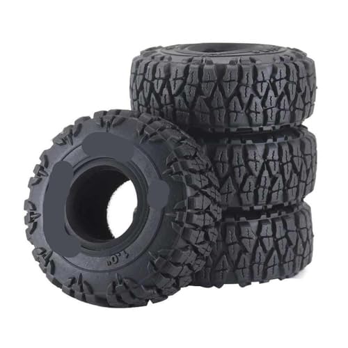 BritBolt 1 Zoll Gummireifen für 1 24 RC Crawler Car Teile kompatibel mit SCX24 Deadbolt AXI 00001 AXI 00006 1 18 Trail Crawler Fahrzeug von BritBolt
