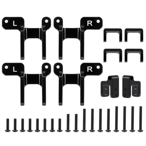 BritBolt 1 Zoll Lift Stoßdämpfer Mount Towers vorne für 1 10 Skala RC Crawler kompatibel mit TRX6 T6 Ultimate Upgrade -Teile Aluminium Erhöhung Set kompatibel von BritBolt