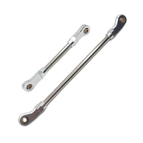 BritBolt 104006 104010 104020 104026 Metalllenker Lenkstange Pull -Stange und Servo -Link -Set kompatibel mit 1 10 -Skala -RC -Autos -Upgrade -Ersatzteilen(Silver) von BritBolt