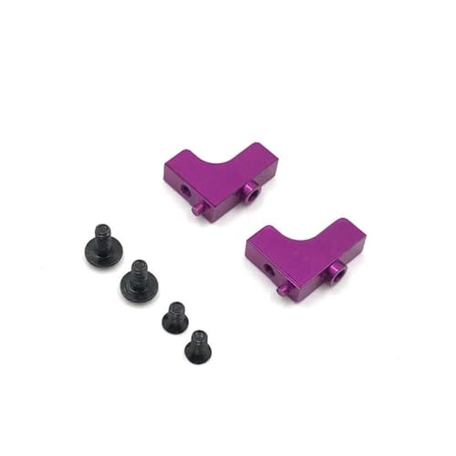 BritBolt 144001 144002 144010 124007 124016 124017 124018 124019 Metall -Servo -Mount -Halterung für RC -Autolenker -Upgrade mit Standard -RC -Modellen kompatibel(Purple) von BritBolt