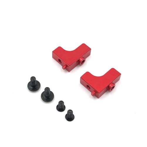 BritBolt 144001 144002 144010 124007 124016 124017 124018 124019 Metall -Servo -Mount -Halterung für RC -Autolenker -Upgrade mit Standard -RC -Modellen kompatibel(Red) von BritBolt