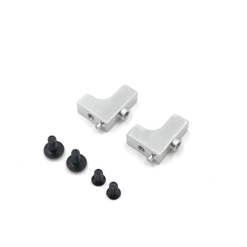 BritBolt 144001 144002 144010 124007 124016 124017 124018 124019 Metall -Servo -Mount -Halterung für RC -Autolenker -Upgrade mit Standard -RC -Modellen kompatibel(Silver) von BritBolt