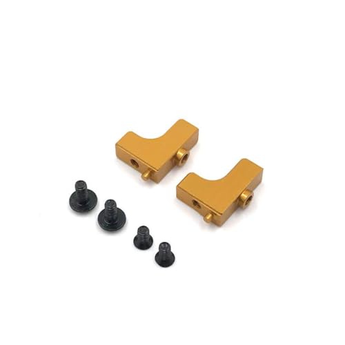 BritBolt 144001 144002 144010 124007 124016 124017 124018 124019 Metall -Servo -Mount -Halterung für RC -Autolenker -Upgrade mit Standard -RC -Modellen kompatibel(Yellow) von BritBolt