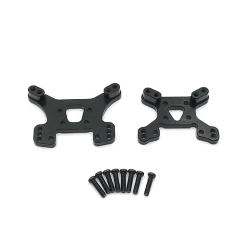 BritBolt 144001 144002 144010 124007 124017 124019 RC -Auto -Vorderturm und Metallgetriebe -Upgrade -Teile, die mit 1 10 -Skala -RC -Fahrzeugen kompatibel sind(Black) von BritBolt