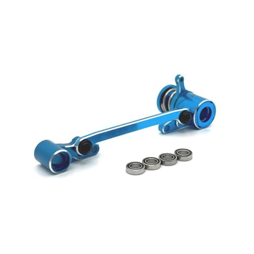 BritBolt 144001 144010 124007 124016 124017 124018 124019 Metalllenker -Upgrade -Teile für RC -Automodelle, die mit verschiedenen Fernbedienungsfahrzeugen kompatibel sind(Blue) von BritBolt