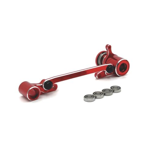 BritBolt 144001 144010 124007 124016 124017 124018 124019 Metalllenker -Upgrade -Teile für RC -Automodelle, die mit verschiedenen Fernbedienungsfahrzeugen kompatibel sind(Red) von BritBolt