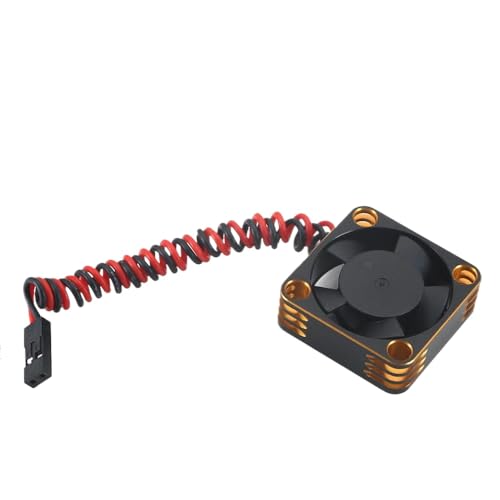 BritBolt 16000 U/min 3010 4010 Größe DC Pinsel ohne Kühllüfter kompatibel mit verschiedenen Geräten Metallgeschwindigkeit Elektromotor für Kühlsysteme(3010 Golden) von BritBolt