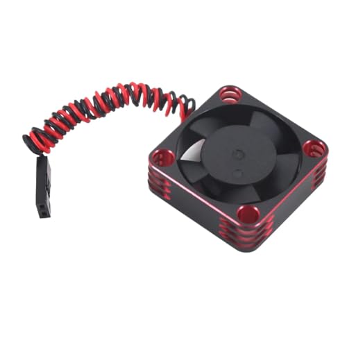 BritBolt 16000 U/min 3010 4010 Größe DC Pinsel ohne Kühllüfter kompatibel mit verschiedenen Geräten Metallgeschwindigkeit Elektromotor für Kühlsysteme(3010 red) von BritBolt