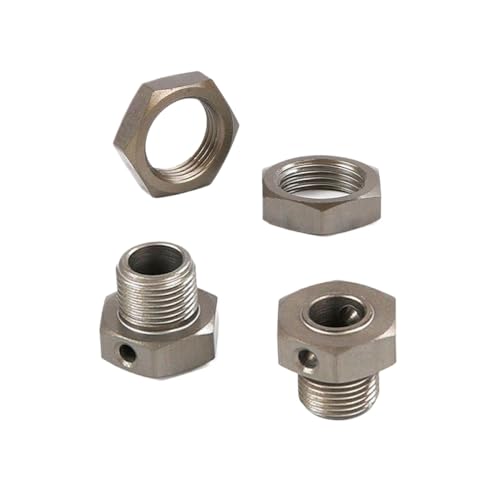 BritBolt 17 mm Sechskanthubachse und 16mm -Nuss -Set kompatibel mit 1 8 -Skala TD XL Flux Style Pinsel -RC -Fahrzeugen(1 Set) von BritBolt