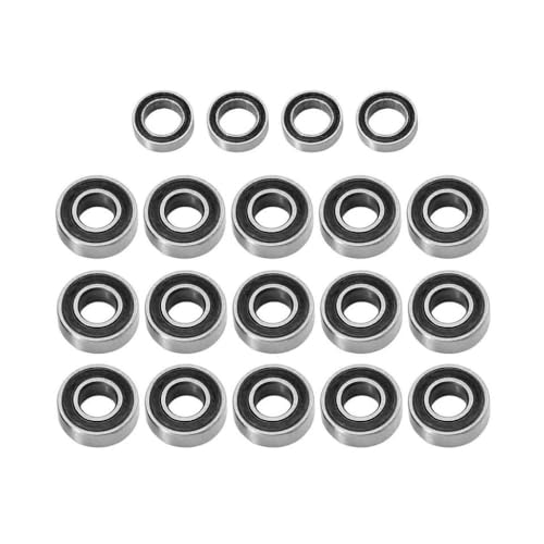 BritBolt 19pcs versiegeltes Lagerkit kompatibel mit 2WD 1 10 Skala RC -Autos ähnlich wie 2WD -Modelle Upgrade Ersatzteile Zubehör von BritBolt