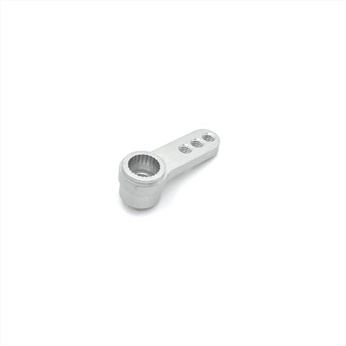 BritBolt 1PCS 25T Servo Arm Metal Upgrade Teil für RC -Auto -kompatibel mit 16207 16208 16209 16210 H16 Fernbedienungsfahrzeugzubehör(Silver) von BritBolt