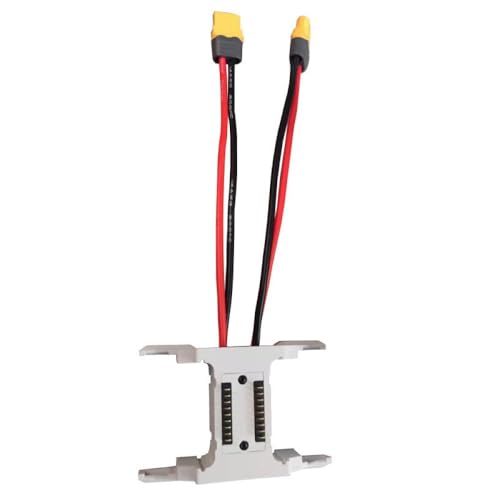 BritBolt 1PCS -Matrize 4 200W schnelles Ladegerät XT60 Plug -Adapter mit 14AWG für RC -Drohnen -FPV -Zubehör kompatibel mit EIN oder Zwei Wegen Systeme(Dual White) von BritBolt
