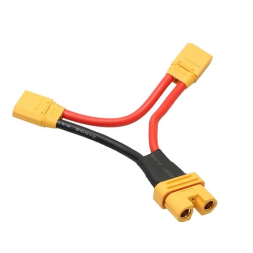 BritBolt 1pcs XT90 männlich an AS150U weiblicher Adapter 8AWG Anti Fire Draht für ESC -Balance -Ladegerät, das mit Drohnen -Lithium -Ladegeräten kompatibel ist BritBolt 1pcs XT90 männlich an AS150U weiblicher Adapter 8AWG Anti Fire Draht für ESC -Balance -Ladegerät, das mit Drohnen -Lithium -Ladegeräten kompatibel ist von BritBolt